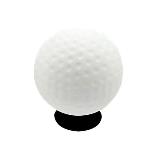 Dekorácia na crocsy 3D golfová loptička 3–5 cm PVC biela ozdoba do nazúvacích topánok doplnok do dierkovaných topánok športový motív