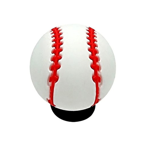 Dekoráció crocsyra 3D baseball labda 3–5 cm PVC fehér piros dísz nazouvákokhoz kiegészítő lyukacsos cipőkhöz sport
