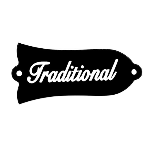 Dekoracyjny kryt do gitary elektrycznej Gibson Kształt dzwonu z napisem Traditional Stylowy dodatek do klasycznych modeli Vintage akcesoria gitarowe