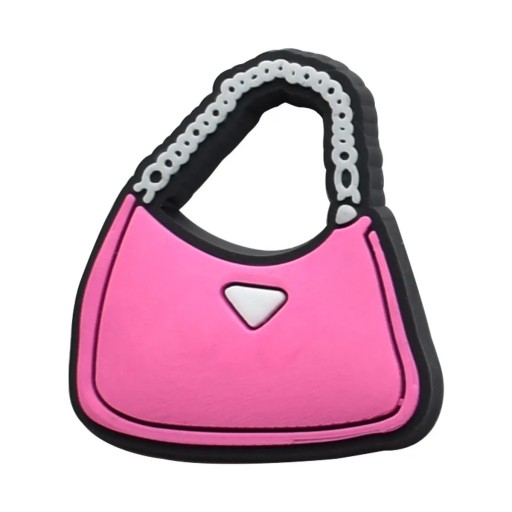Dekoration für Crocs rosa Handtasche 2–3 cm PVC Schmuckstück für Schuhe Crocs modisches Accessoire zur Personalisierung von Schuhen stilvolles Detail