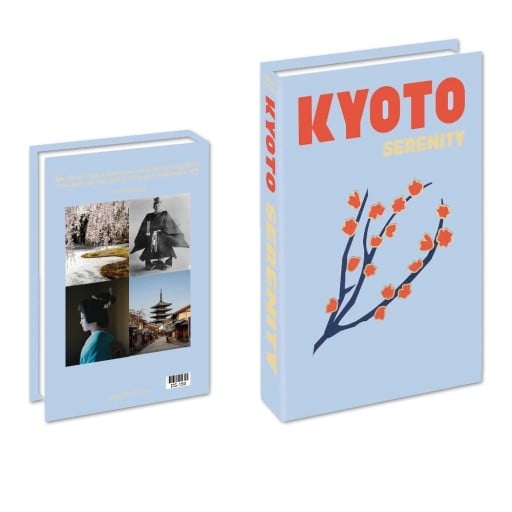 Dekoratív Hamis könyv Kyoto Serenity Neotevíratelná Kniha Stílusos Dekoráció Japán Design