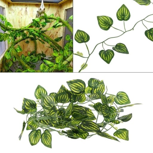 Dekorativ kunstig plante til terrarium