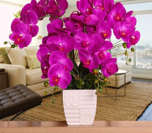 Dekoratív mesterséges orchideák