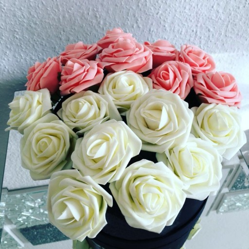 Dekorativ rosebuket - 10 stk.