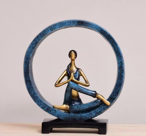 Dekoratívne socha jogínka