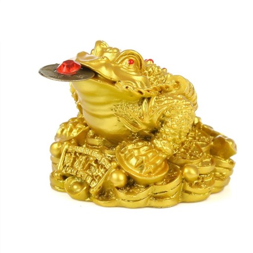 Dekoratívne žaba šťastie Feng Shui