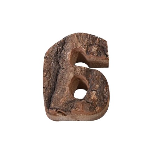 Dekorativní dřevěné číslice C474