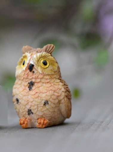 Dekorativní miniatura sova
