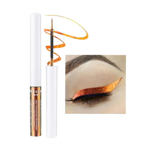 Delineador de ojos metálico Delineador de ojos líquido brillante Maquillaje de ojos de alta calidad