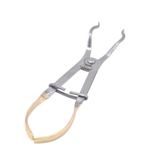 Dental Sectional Matrix Placing Forceps Stainless Steel Retaining Ring Clip Laboratory Dental Instruments 17.2 cm