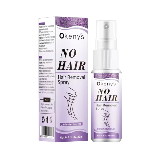 Depilatory Spray 20 ml Quick Hair Removal for Men and Women Painless Body Hair Removal Simple Application in Just a Few Minutes