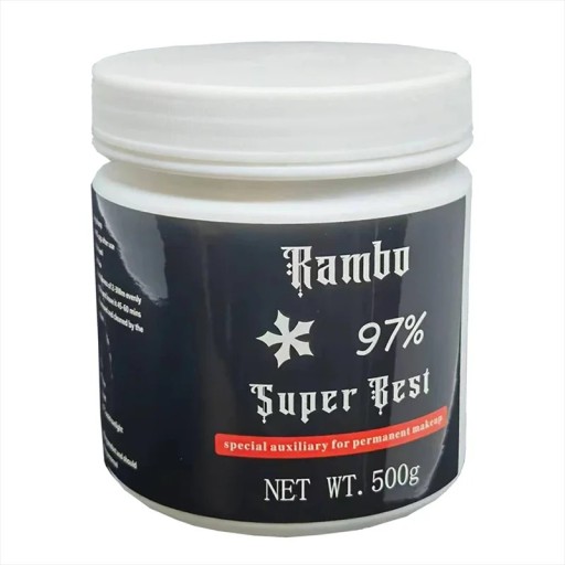 Desensibiliserende crème 500 g voor permanente make-up, tatoeage, micropigmentatie, piercing en wenkbrauw- en lipbehandeling