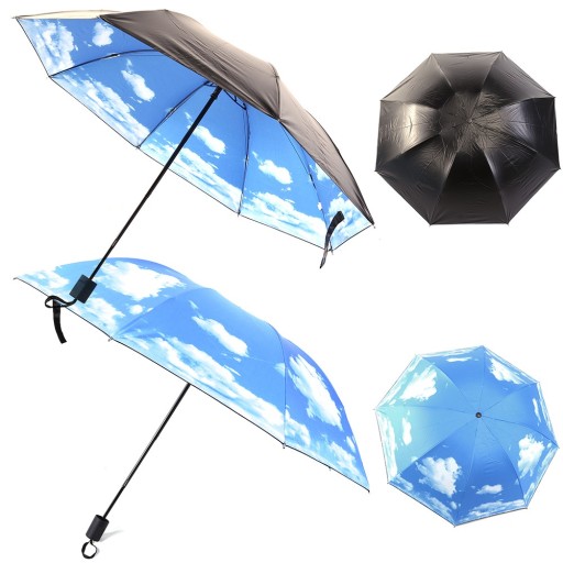 Deštník se vzorem jasné oblohy