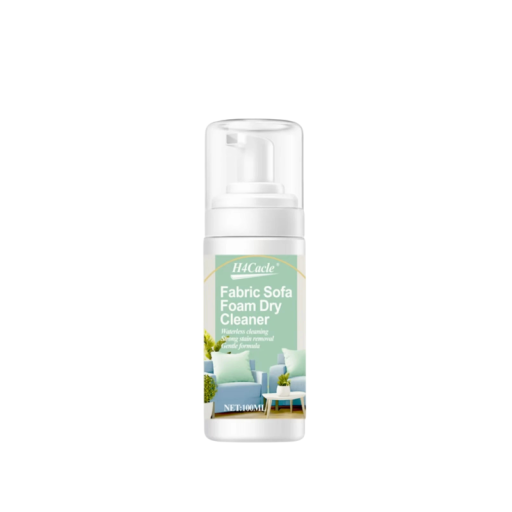 Detergent spumant pentru canapele din țesătură spumă uscată 100 ml detergent alb cu etichetă verde pentru canapele și tapițerie