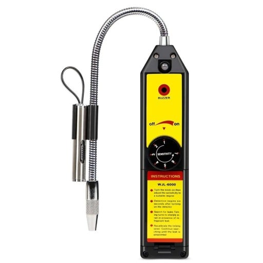 Detetor de gases refrigerantes halogenados com lâmpada UV Detetor portátil de fugas de refrigerante Detecção profissional de climatização Sistemas