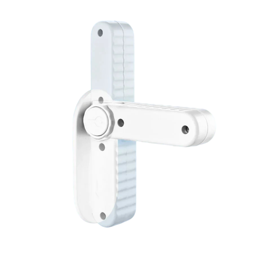 Dětská bezpečnostní pojistka na dveře pákový zámek 8 x 8,5 x 4,4 cm otočný mechanismus 0–180° univerzální ochrana kliky
