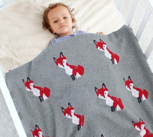 Dětská deka s liškou