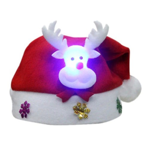 Dětská vánoční LED čepice