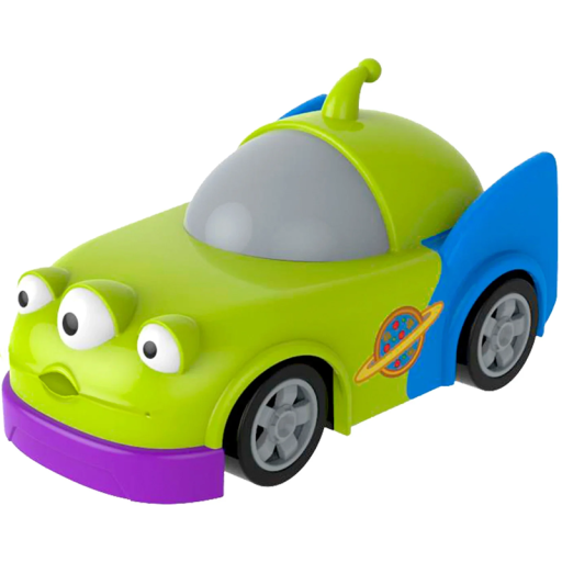 Dětské autíčko Toy Story Little Green Man 13 x 7 x 6 cm Setrvačníkový model mimozemšťan Disney Sbírka filmových hraček Kolekce autíček