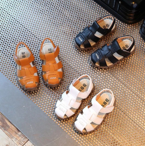 Detské kožené sandále