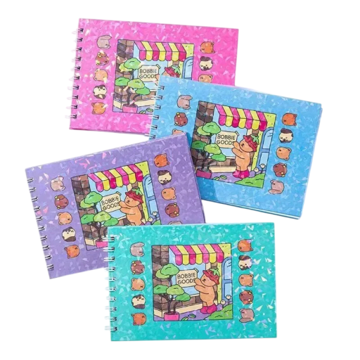 Dětské omalovánky Bobbie Goods rozvoj motoriky 22 × 15 cm spirálové vázání vzdělávací kreslící kniha pro děti i dospělé