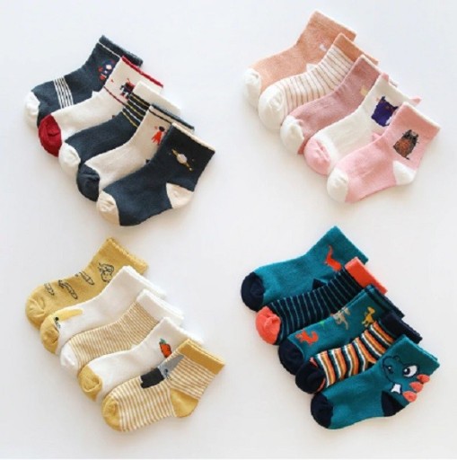 Detské ponožky - 5 párov A1507