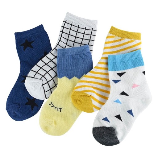 Dětské ponožky s motivem - 5 párů