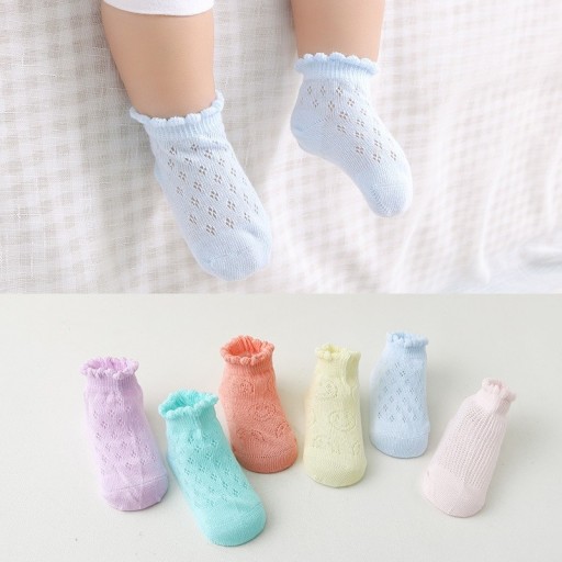 Detské sieťované ponožky - 5 párov A1498