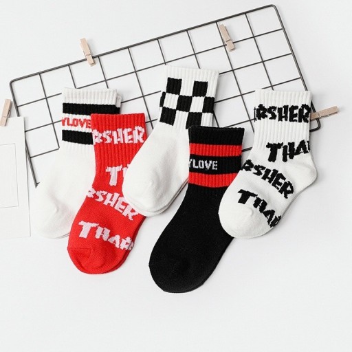 Detské štýlové ponožky - 5 párov