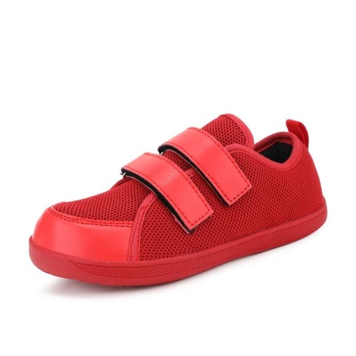 Dětské tenisky unisex Nízký střih Dva pásky na suchý zip Síťovaný svršek Krytá špička Zadní poutko Pryžová podešev Do školky i na ven