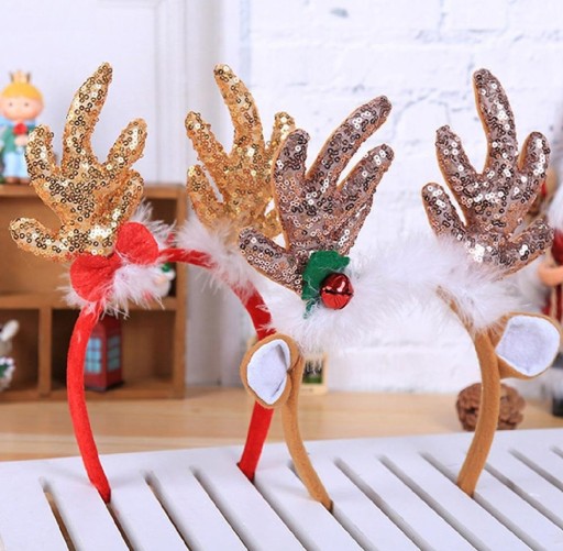 Diadème de Noël Renne