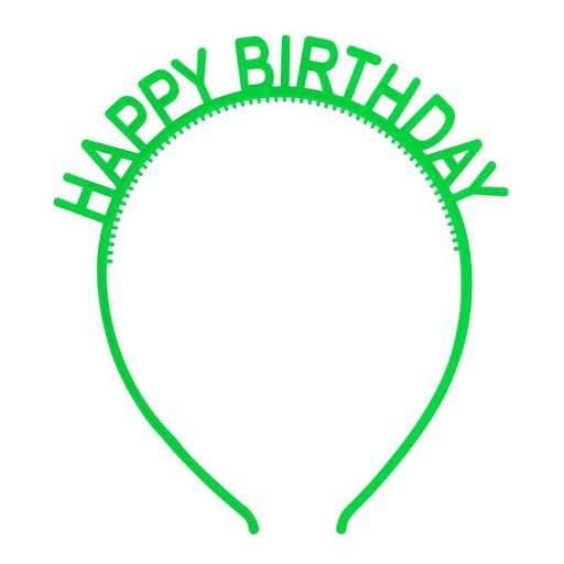 Diadème lumineux ANNIVERSAIRE 2 pcs