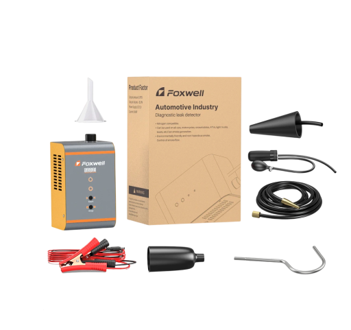 Diagnostický dymový detektor netesností 12V Vstavaná pumpa Tester únikov dymu pre automobilové systémy