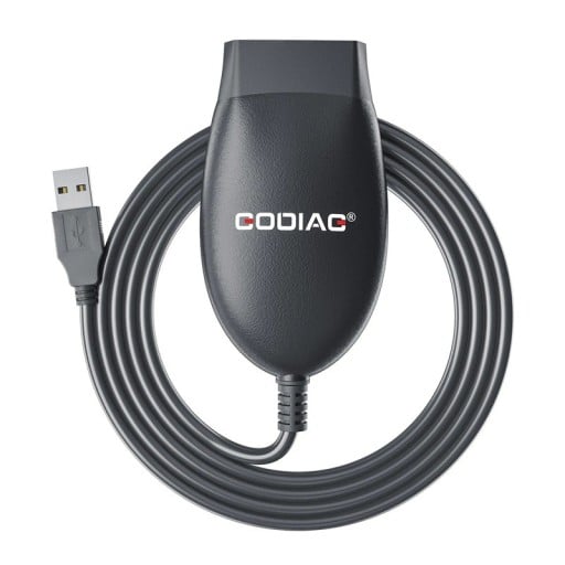 Diagnostisk kabel til bil GODIAG J2534 Nano 16-pin OBD2 til USB understøttelse af J2534 og ELM327 genprogrammering af ECU til Windows sort