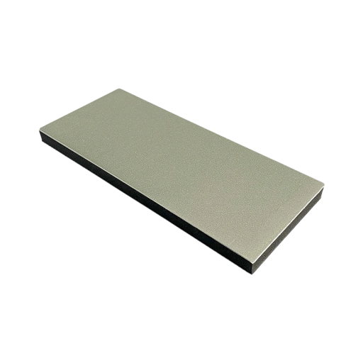 Diamant antislip slijpsteen 600 grit versterkt slijpblok voor keukenmessen 15° hoek groot slijpoppervlak