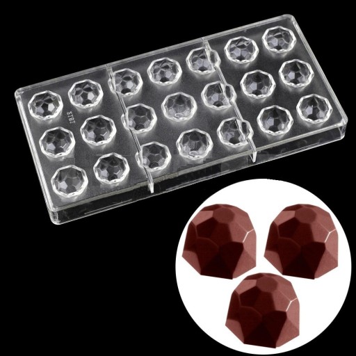 Diamant chokoladeform
