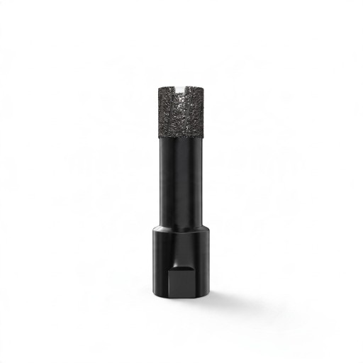 Diamantboor 12 mm met M10 schroefdraad voor haakse slijper Gelaagd diamant Zwart Droog boren in tegels, wandtegels, marmer, graniet en glas