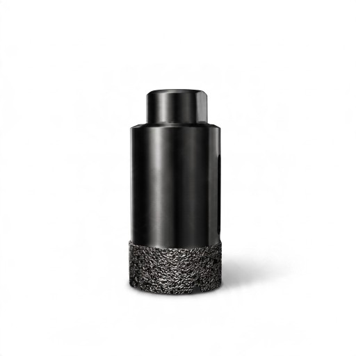 Diamantová vrtacia korunka 32 mm so závitom M10 pre uhlovú brúsku Pájený diamant Čierna Suché vŕtanie do dlažby mramoru žuly a skla