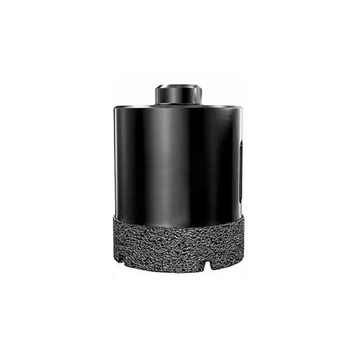 Diamantová vrtacia korunka 50 mm so závitom M10 pre uhlovú brúsku Pájený diamant Čierna Suché vŕtanie do dlažby mramoru žuly a skla