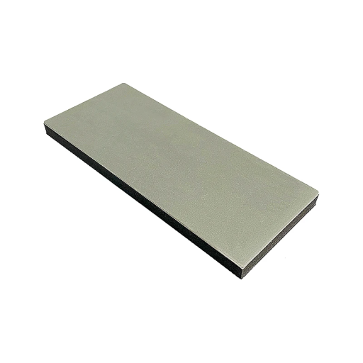 Diamond Sharpening Stone 1000 Grit Reinforced Sharpening Block for Knives Non-Slip Base 15° Angle Large Surface for Precise Sharpening