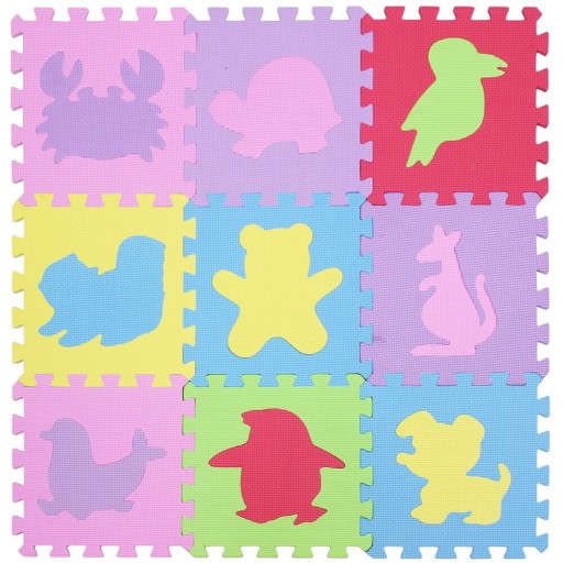Dierenpuzzel schuimmat