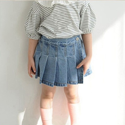 Dievčenské džínsová sukňa L1071