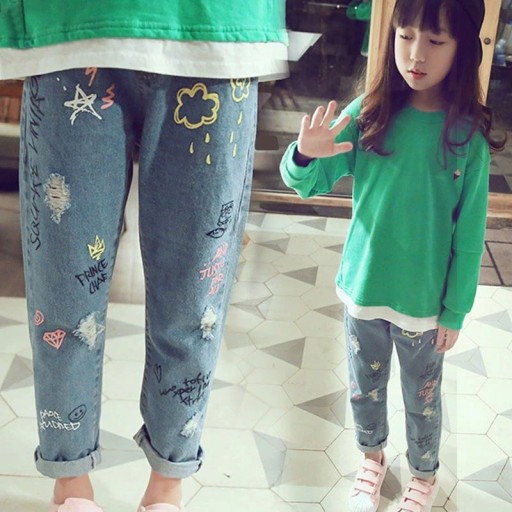 Dievčenské džínsy L2121