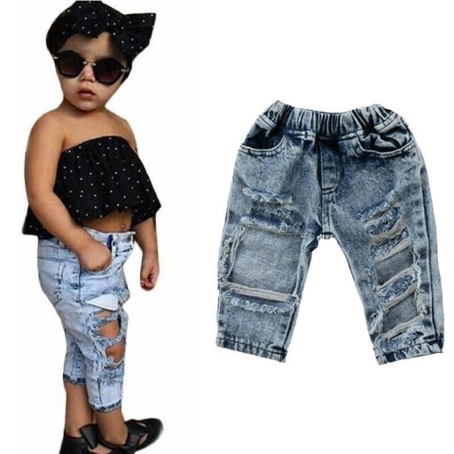 Dievčenské džínsy L2152