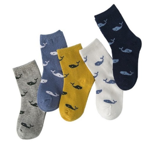 Dievčenské ponožky so zvieratkami - 5 párov