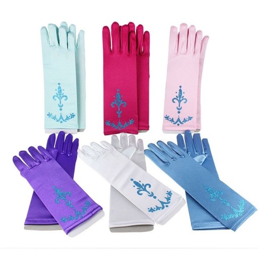 Dievčenské rukavice pre princezné