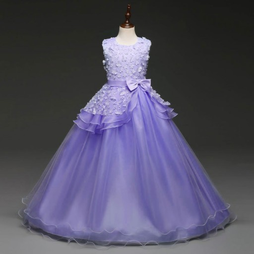 Dievčenské šaty pre princezné J2495