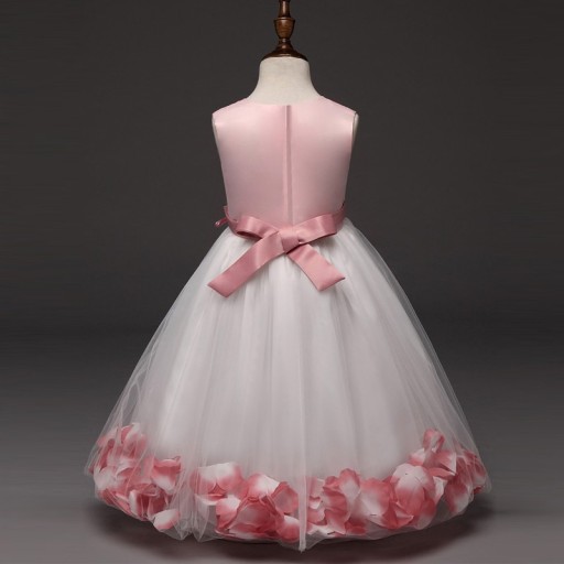 Dievčenské šaty s kvetinami J2896