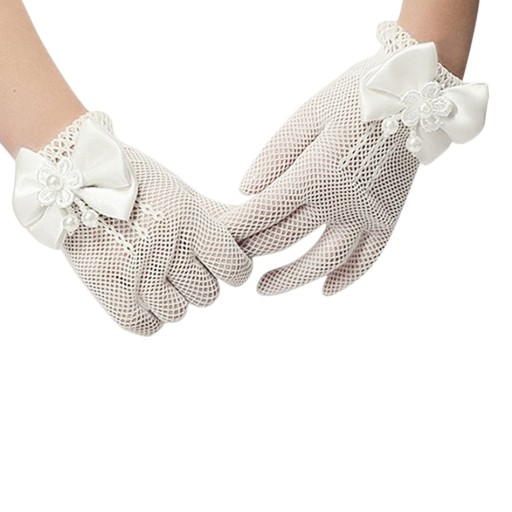 Dievčenské sieťované rukavice