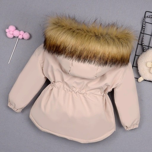 Dievčenské zimné kabát L1905